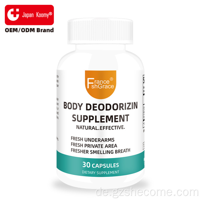 Körper-Deodorizin-Ergänzungsmittel als Antioxidans